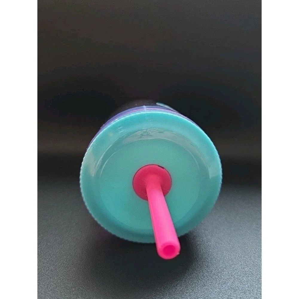 Hello Kitty Leopard‎ Outfit Plastic Tumbler Cup Lid Straw Sanrio Pink